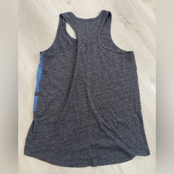 “Won’t Stop” Workout Tank Top, Gray Blue Pink - Picture 4 of 4